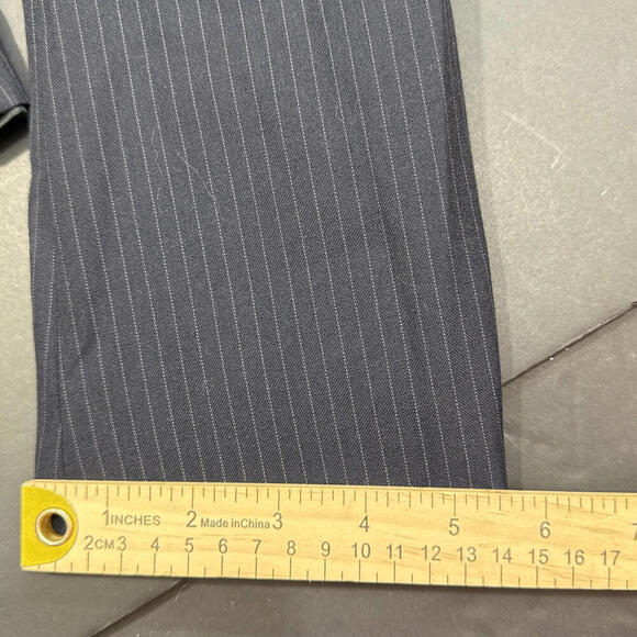 Doncaster Blazer Mens Blue VINTAGE Pinstripe Suit Jacket Sport Coat EUC - Picture 14 of 15